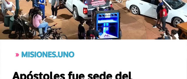 Apóstoles fue sede del Campeonato Relámpago de Audio Car en el Espacio Joven