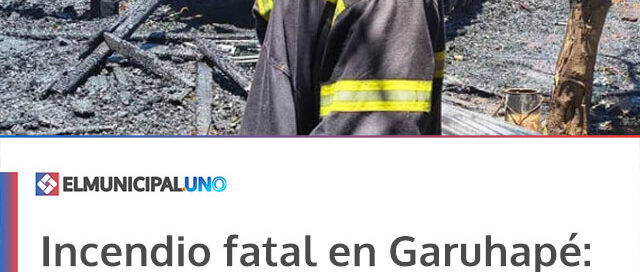 Incendio fatal en Garuhapé: un joven murió tras el siniestro de una vivienda
